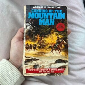 VTG Cunning Of The Mountain Man William Johnstone Paperback Book Western US 1994
